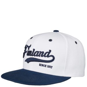 SF104 Finland lippalakki valkoinen