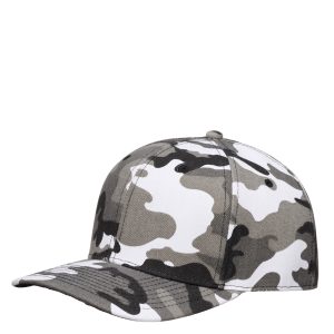 CLAY PRE CURVED lippalakki harmaa camo